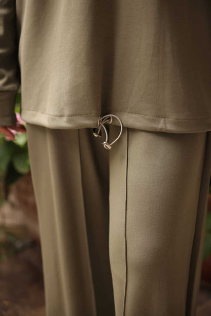 Bluz Tunik Detaylı Takım
