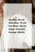 Büzgü Ve Kol Detaylı Gömlek