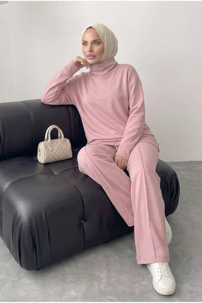 Bluz Tunik Detaylı Takım