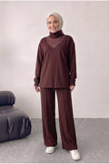 Bluz Tunik Detaylı Takım