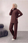 Bluz Tunik Detaylı Takım