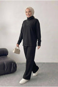 Bluz Tunik Detaylı Takım