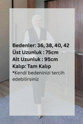 Kruvaze Yaka Ceket Pantolon Takım