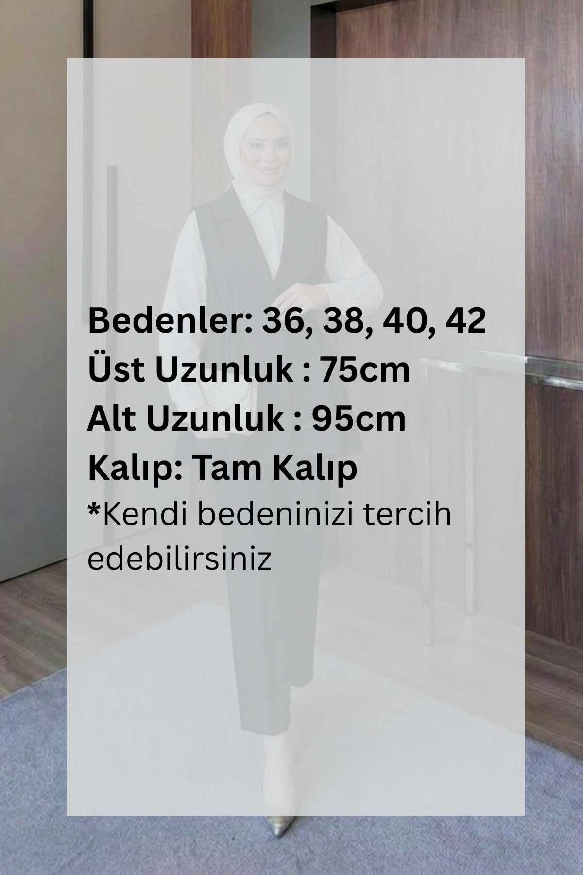 Kruvaze Yaka Ceket Pantolon Takım