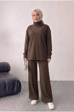 Bluz Tunik Detaylı Takım