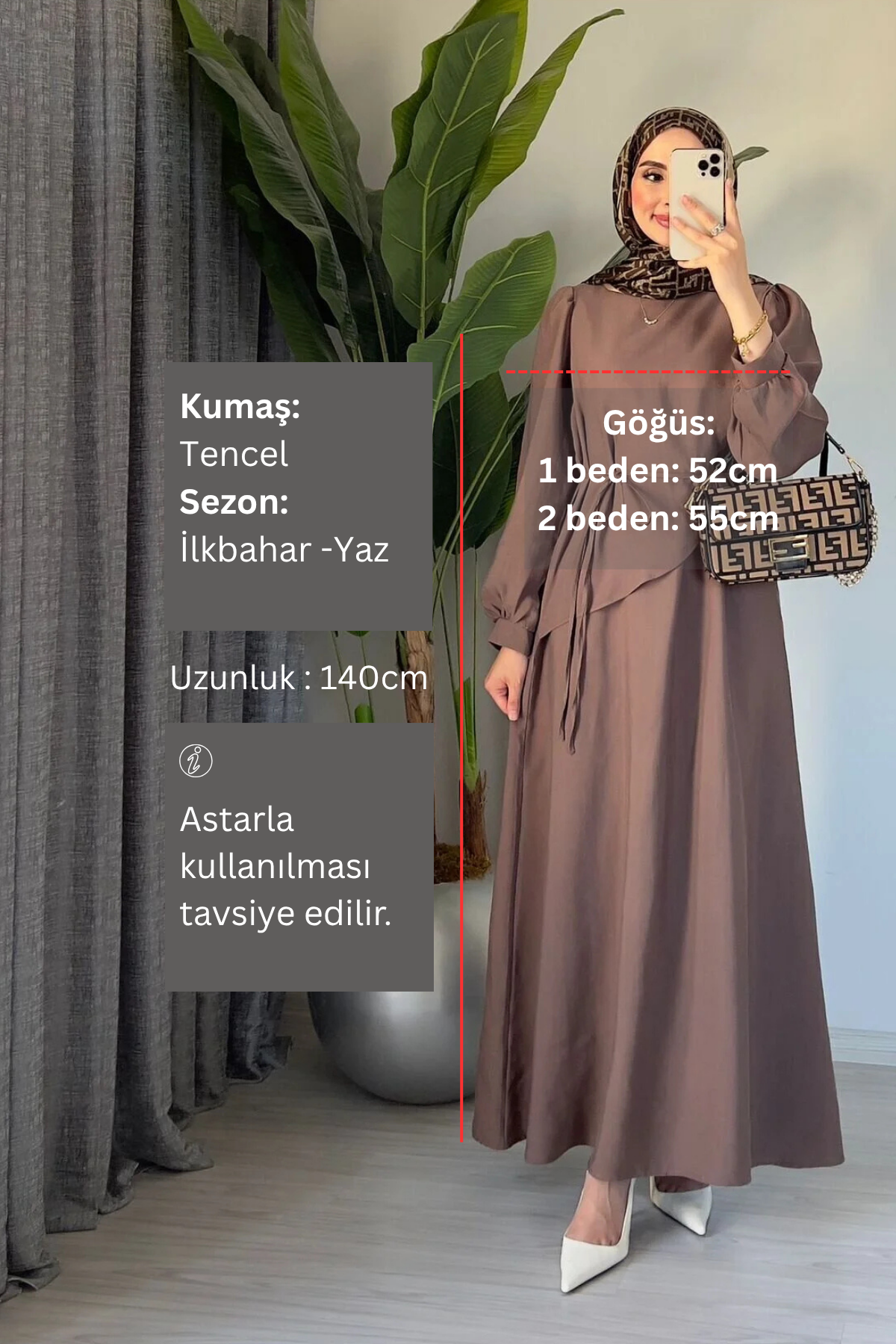 Şal Yaka Kuşaklı Uzun Elbise